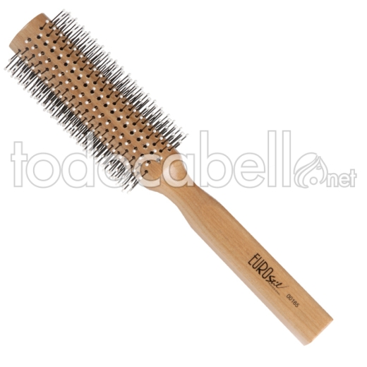 ROUND BRUSH WOOD.NYL. 23 MM