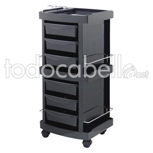 TROLLEY MASTER UP BLACK 39X39X86