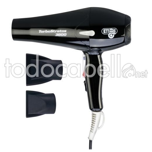 HAIR DYER TURBO STRATOS 3800 BLACK