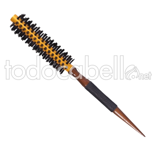 ROUND BRUSH ALUMINUM MIX BRISTLES Ø 10MM