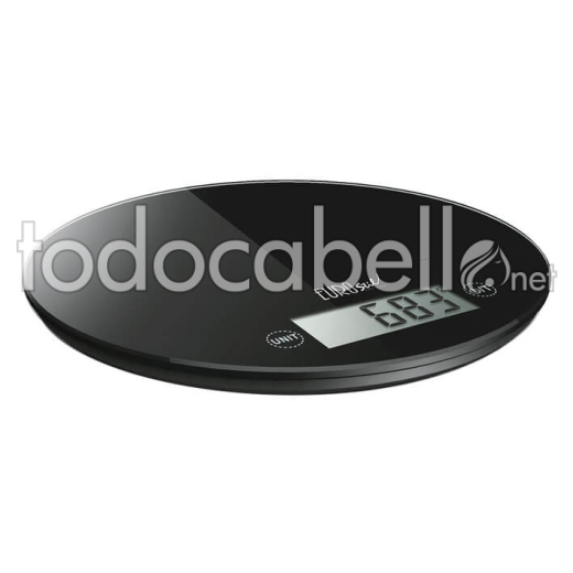 ROUND BLACK DIGITAL SCALE