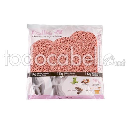 BAG 1KG. PINK WAX PEARLS