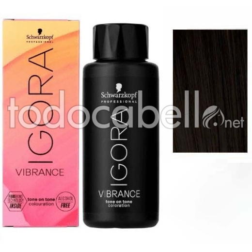 Schwarzkopf Demi-Permanent Dye Igora Vibrance 1-0 black 60ml