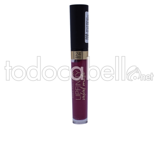 Max Factor Lipfinity Velvet Matte ref 005-matte Merlot