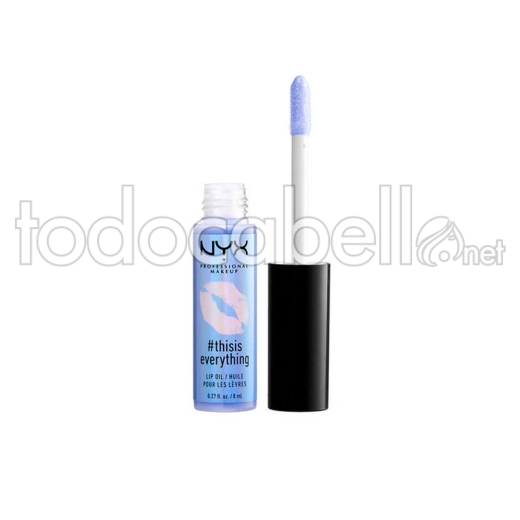 Nyx ref thisiseverything Lip Oil ref sheer Lavender 8 Ml