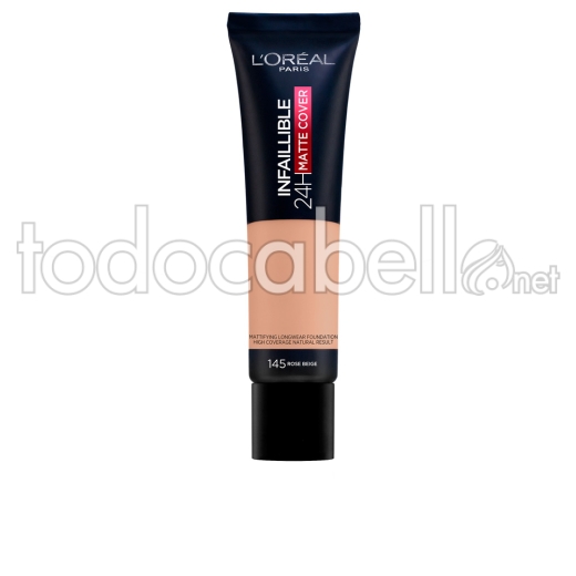 L'oréal Paris Infaillible 24h Matte Cover Foundation ref 145-rose Beige