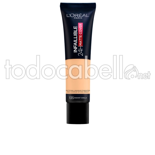 L'Oréal Paris Infaillible 24h Matte Cover Foundation ref 135-radiant Vanilla