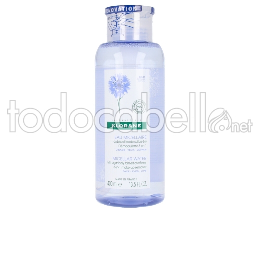 Klorane Micellar Water 3-in-1 Make-up Remover 400 Ml