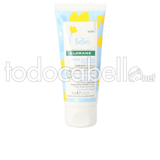 Klorane Bebé Nourishing Cream With Cold Cream 40ml