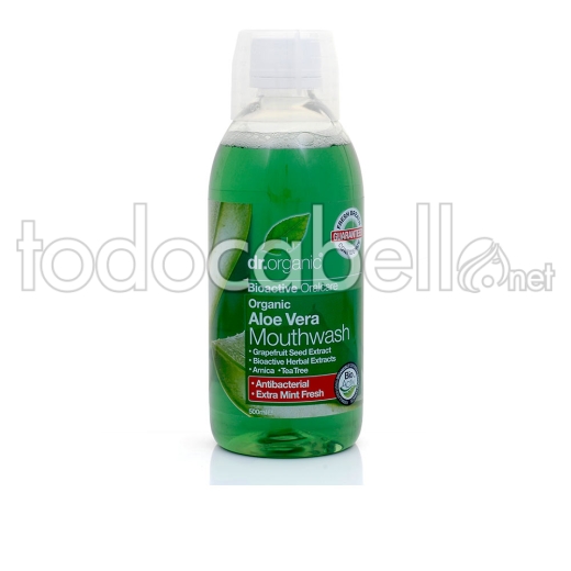 Dr. Organic Aloe Vera Enjuague Bucal 500 Ml