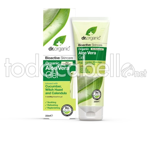 Dr. Organic Aloe Vera Gel Con Pepino Y Caléndula 200 Ml