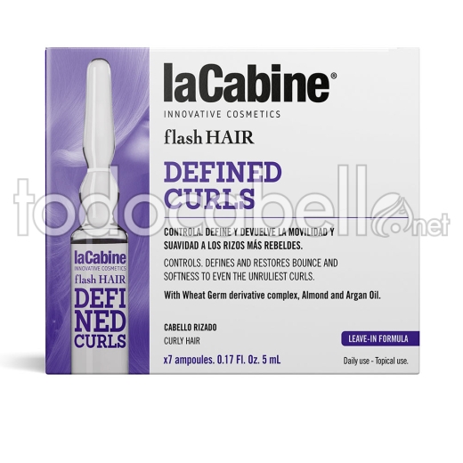 La Cabine Flash Hair Rizos Definidos 7 X 5ml                         