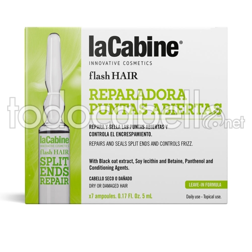 La Cabine Flash Hair Reapair Puntas Abiertas 7 X 5ml       