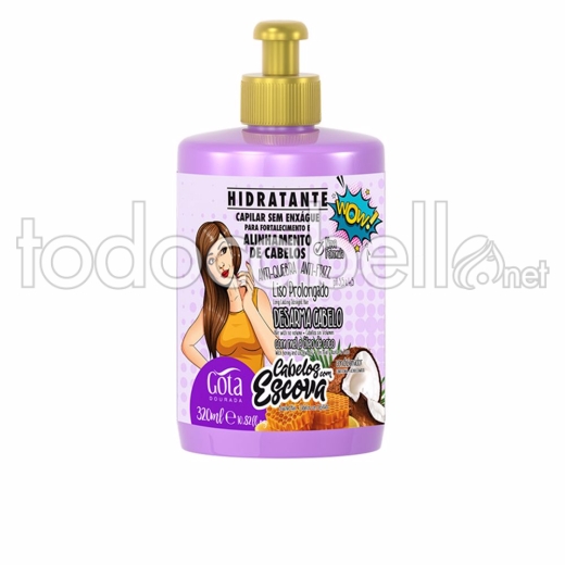 Gota Dourada Crema de Peinado Fortalecimiento Cabellos Lisos 320ml