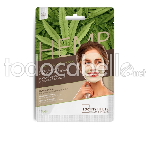 Idc Institute Mascarilla Facial Efecto Detox Con Aceite De Cáñamo 40ml