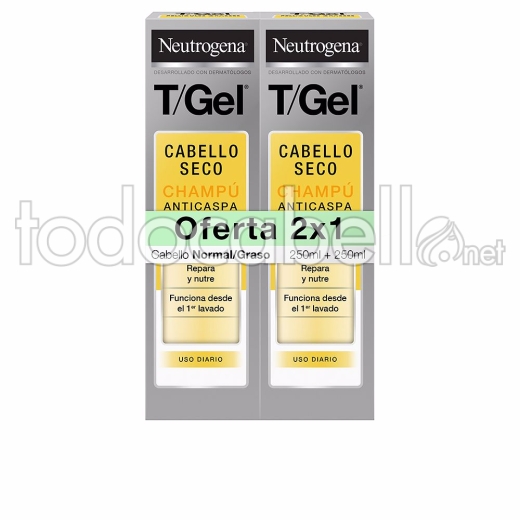 Neutrogena T/gel Champú Anticaspa Normal-seco Lote 2 Pz