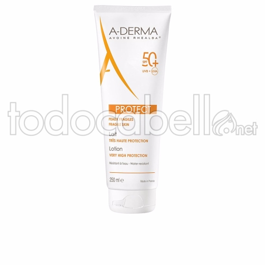 A-derma Protect Loción Solar Spf50+ 250 Ml