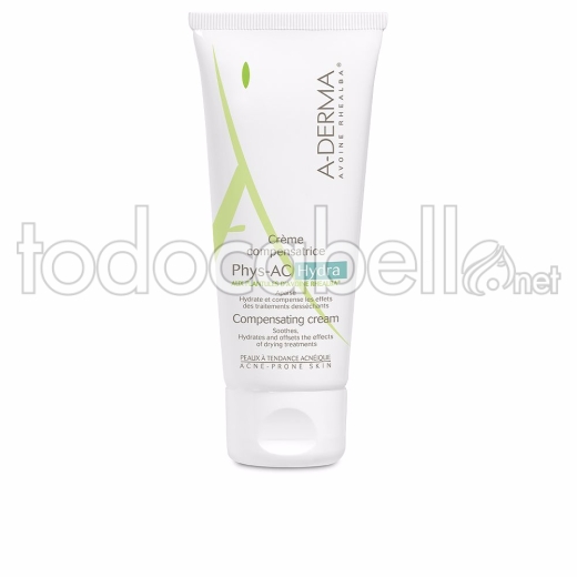 A-derma Phys-ac Hydra Crema Facial Hidratante Compensadora 40 Ml