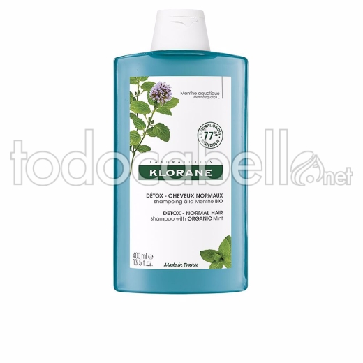 Klorane Detox Champú A La Menta Bio 400ml