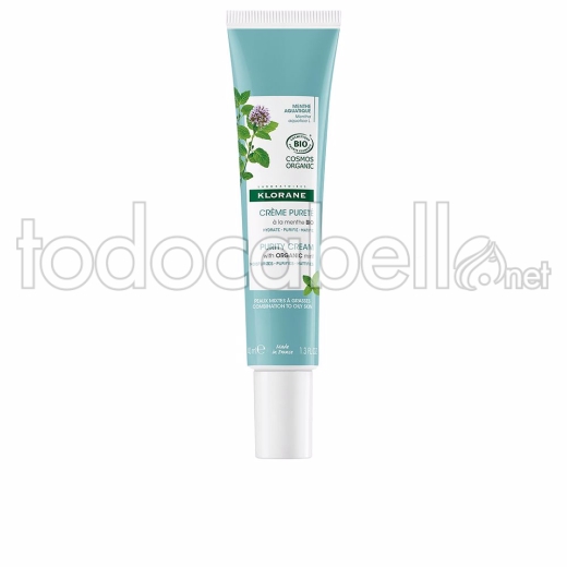 Klorane Menta Bio Crema Purificante 40 Ml