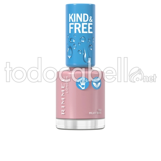 Rimmel London Kind & Free Nail Polish ref 154-milky Bare 8 Ml