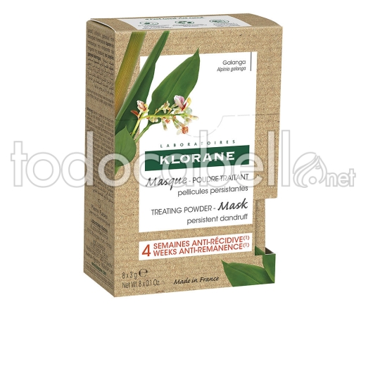 Klorane Mascarilla Galanga En Polvo Tratamiento Con Galangal 8x3 Gr