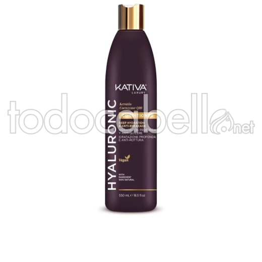 Kativa Hyaluronic Keratin & Coenzyme Q10 Conditioner 550 Ml