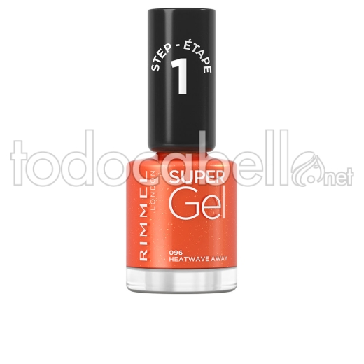 Rimmel London Super Gel Nail Polish ref 96-heatwave Away 12 Ml