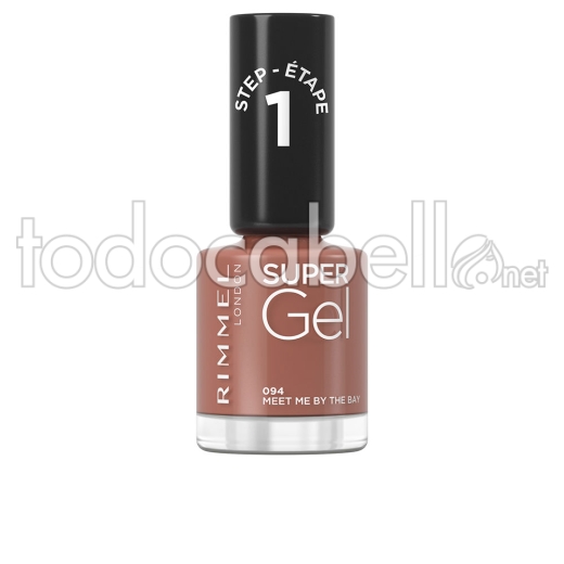 Rimmel London Super Gel Nail Polish ref 94-meet Me By The Bay 12 Ml