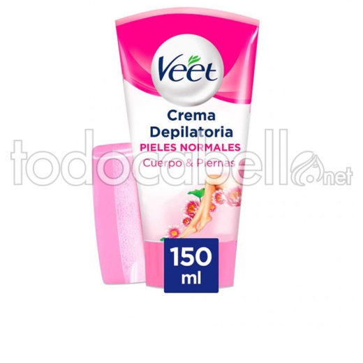 Veet Pure Ducha Crema Depilatoria Piel Normal 150 Ml