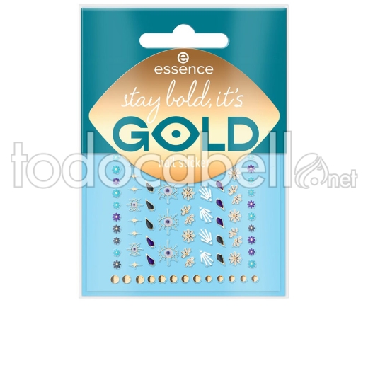 Essence Stay Bold, It's Gold Pegatinas Para Uñas 1 U