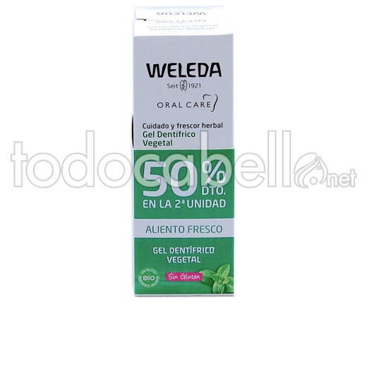 Weleda Oral Care Gel Dentífrico Vegetal Pack 2 X 75 Ml