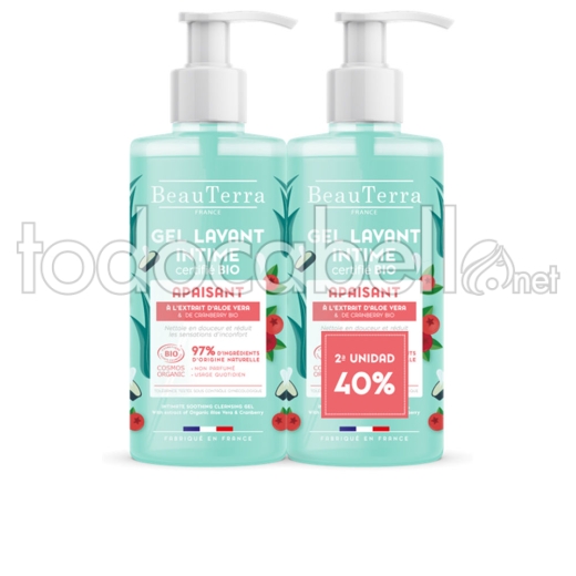 Beauterra Bio Gel íntimo Calmante Pack 2 X 500ml