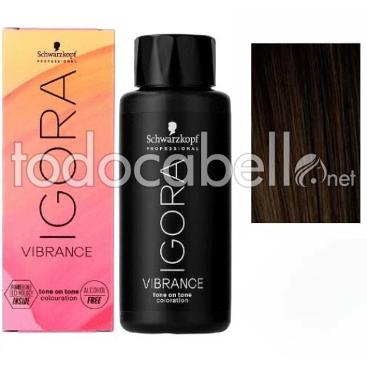 Schwarzkopf Demi-Permanent Dye Igora Vibrance 3-0 dark brown 60ml