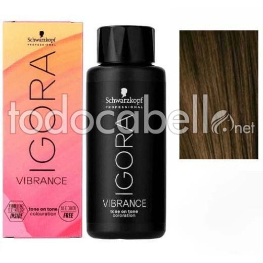 Schwarzkopf Demi-Permanent Dye Igora Vibrance 5-0 light brown 60ml