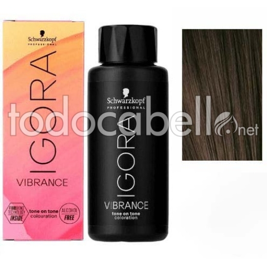 Schwarzkopf Demi-Permanent Dye Igora Vibrance 5-1 light brown ash 60ml