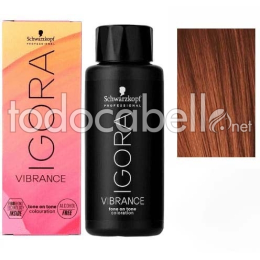 Schwarzkopf Demi-Permanent Dye Igora Vibrance 5-7 copper light brown 60ml