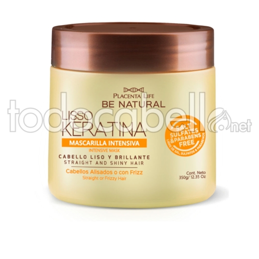 Be Natural Lisso Keratina Mascarilla 350ml