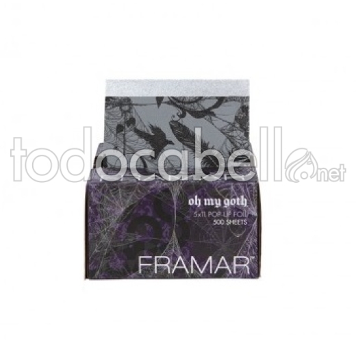 Framar Papel Aluminio Precortado 500 láminas Oh My Goth