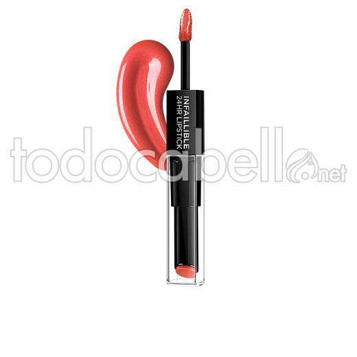 L'oréal Paris Infallible X3 24h Lipstick ref 404 Corail Constant