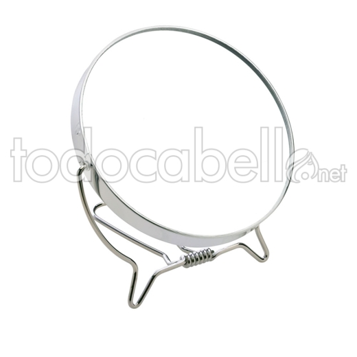 Beter Double Metal Mirror X3 With Folding Bracket 12.2cm 1pc