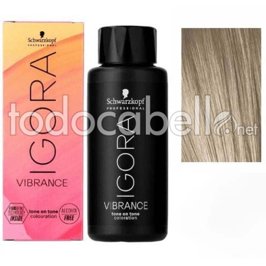 Schwarzkopf Demi-Permanent Dye Igora Vibrance 9-1 very light blond ash 60ml