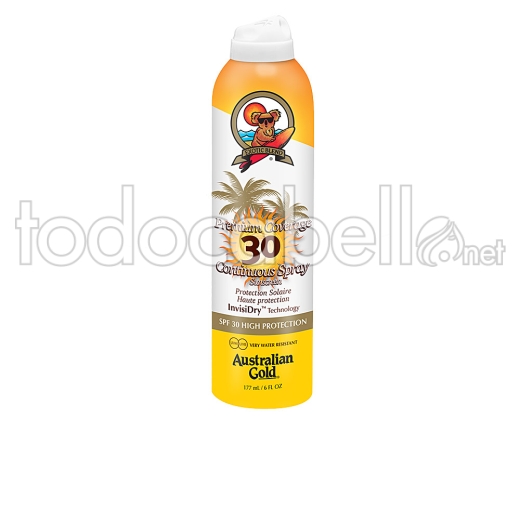 Australian Gold Premium Coverage Spf30 Continuous Spray 177 Ml