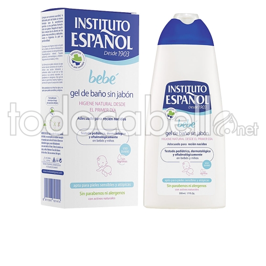 Instituto Español Bebe Gel De Baño Sin Jabón 500ml