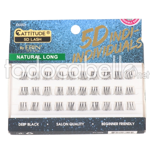 Ebin New York Cattitude 5d Indi Individuals Lash Natural Long 003