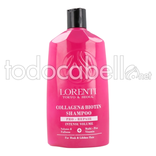 Lorenti Hair Champú 630 Ml Collagen & Biotin