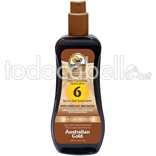 Australian Gold Spray Instant Suntan Bronzer SPF6 237ml