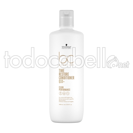 Schwarzkopf Vegan Care BC Time Restore Q10+ Conditioner mature hair 1000ml