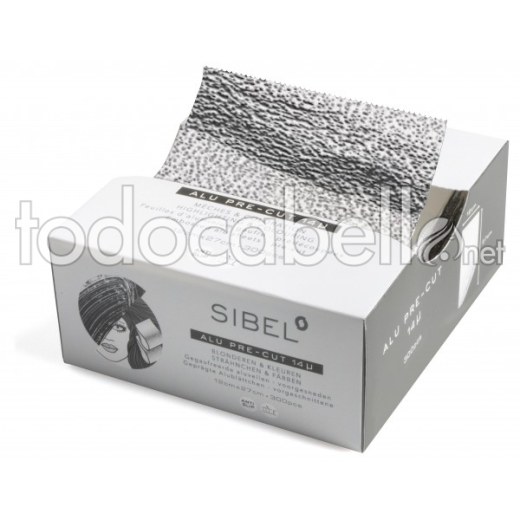 Sibel Papel Aluminio 12x27cm 300pcs silver