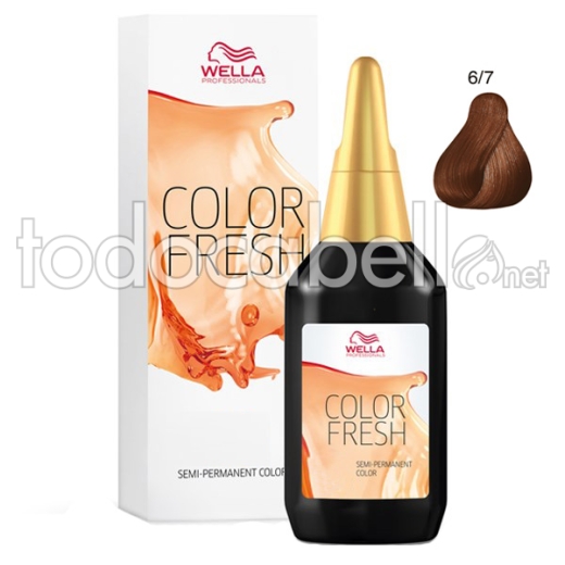 Wella TINT COLOR FRESH Temporary coloration 6/7 Dark blond sand 75ml